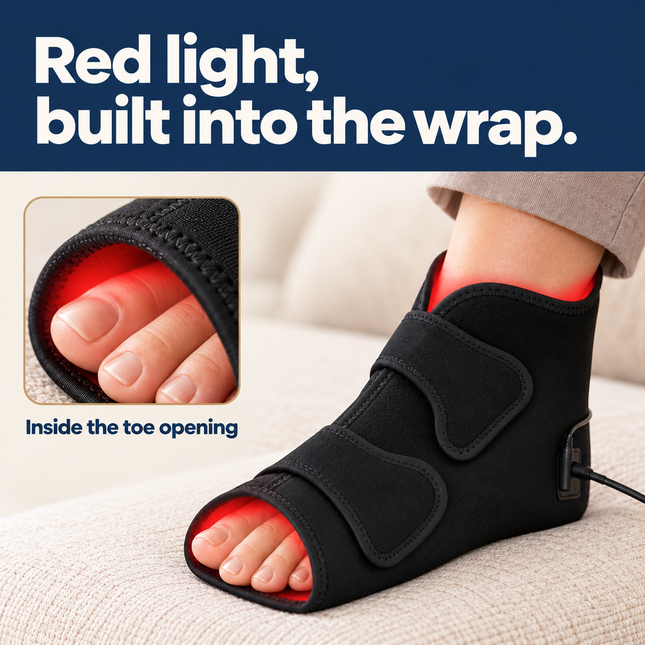 Red Light Foot & Ankle Wrap