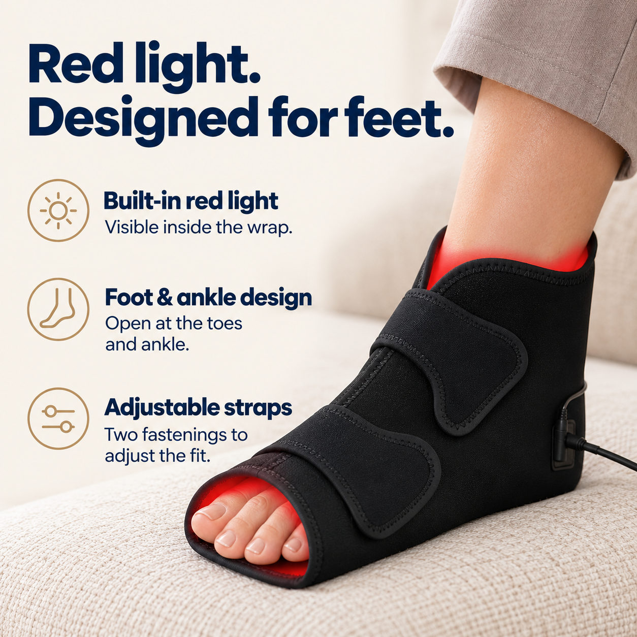 Red Light Foot & Ankle Wrap