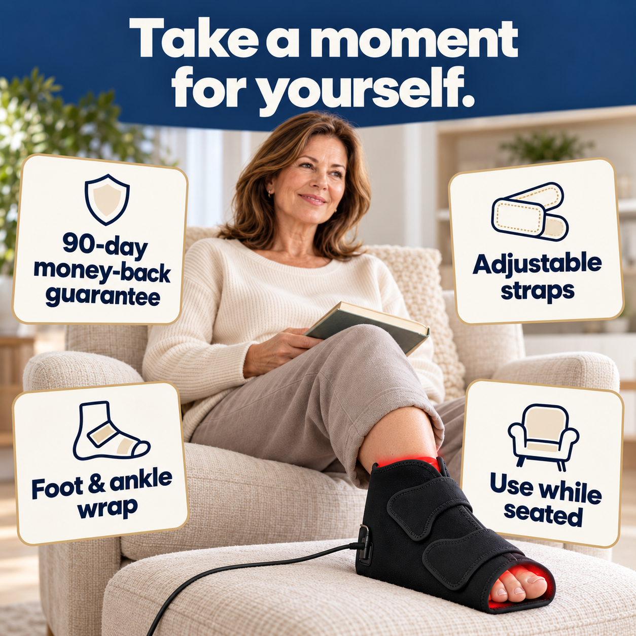 Red Light Foot & Ankle Wrap