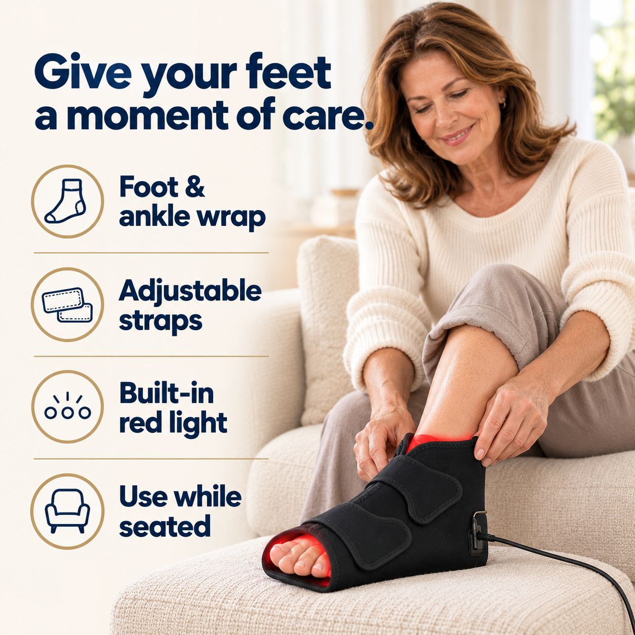 Red Light Foot & Ankle Wrap